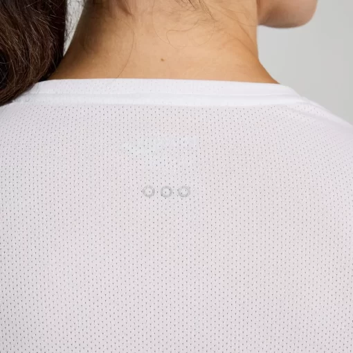 Tops | Clothing*saucony Women's Stopwatch Graphic Short Sleeve White Graphic