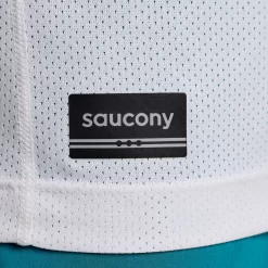 Tops | Clothing*saucony Women's Stopwatch Graphic Short Sleeve White Graphic