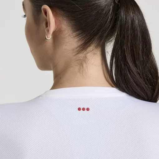 Tops | Clothing*saucony Women's Stopwatch Graphic Short Sleeve White Graphic