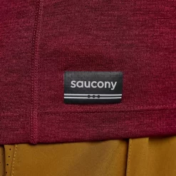 Tops | Clothing*saucony Women's Stopwatch Graphic Short Sleeve Sundown Heather Graphic