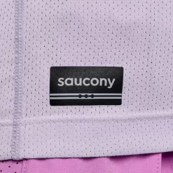 Tops | Clothing*saucony Women's Stopwatch Graphic Short Sleeve Mauve Graphic