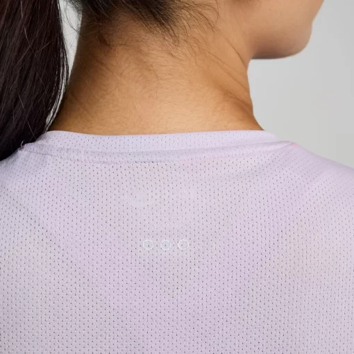Tops | Clothing*saucony Women's Stopwatch Graphic Short Sleeve Mauve Graphic