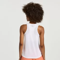 Clothing | Apparel*saucony Women's Stopwatch Graphic Singlet White Graphic