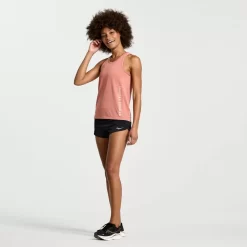 Clothing | Apparel*saucony Women's Stopwatch Graphic Singlet Soot Graphic
