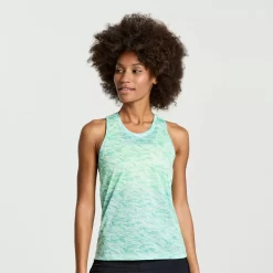 Clothing | Apparel*saucony Women's Stopwatch Graphic Singlet Atmos Wave Print