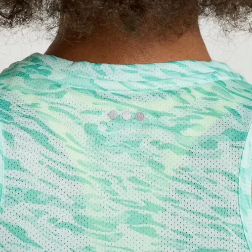 Clothing | Apparel*saucony Women's Stopwatch Graphic Singlet Atmos Wave Print