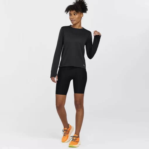 Tops | Clothing*saucony Women's Stopwatch Long Sleeve Black