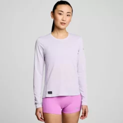 Tops | Clothing*saucony Women's Stopwatch Long Sleeve Mauve