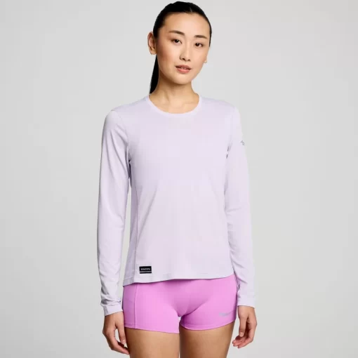 Tops | Clothing*saucony Women's Stopwatch Long Sleeve Mauve