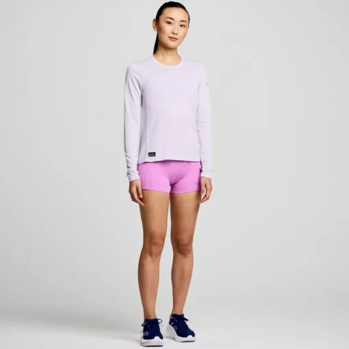 Tops | Clothing*saucony Women's Stopwatch Long Sleeve Mauve