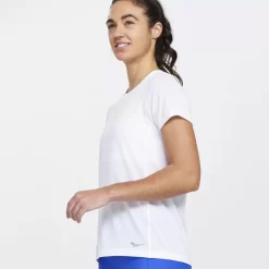 Tops | Clothing*saucony Women's Stopwatch Short Sleeve White