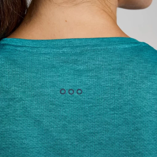 Tops | Clothing*saucony Women's Stopwatch Short Sleeve Ink Heather