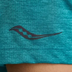 Tops | Clothing*saucony Women's Stopwatch Short Sleeve Ink Heather