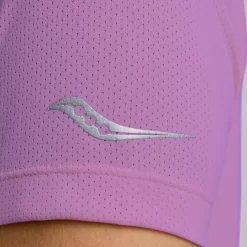 Tops | Clothing*saucony Women's Stopwatch Short Sleeve Grape Heather