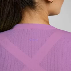 Tops | Clothing*saucony Women's Stopwatch Short Sleeve Grape Heather