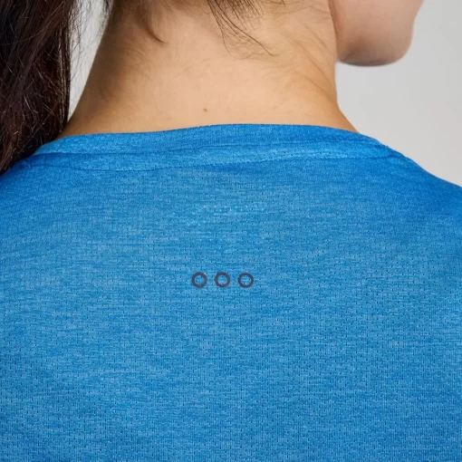 Tops | Clothing*saucony Women's Stopwatch Short Sleeve Bluelight Heather