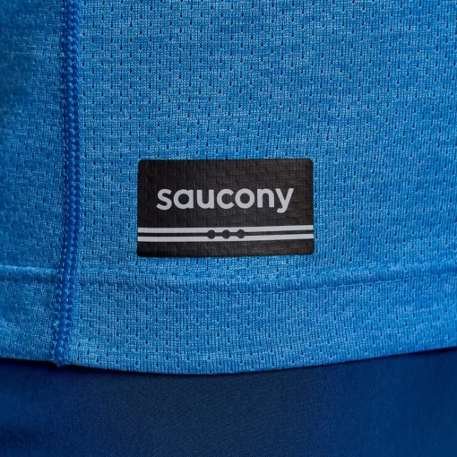 Tops | Clothing*saucony Women's Stopwatch Short Sleeve Bluelight Heather