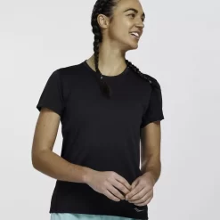 Tops | Clothing*saucony Women's Stopwatch Short Sleeve Black