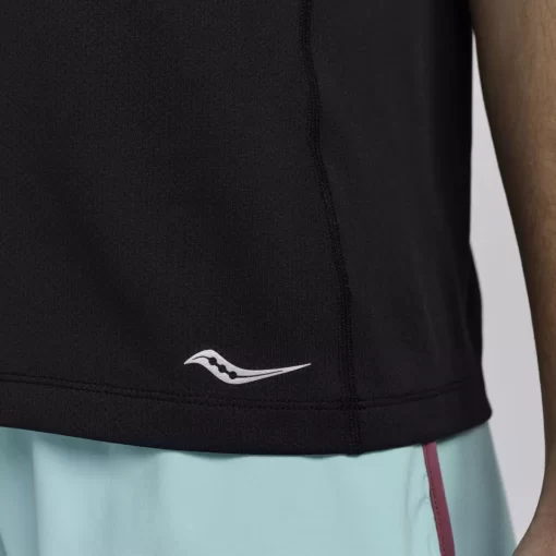 Tops | Clothing*saucony Women's Stopwatch Short Sleeve Black