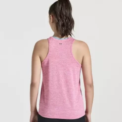Tops | Clothing*saucony Women's Stopwatch Singlet Flame Quartz Heather