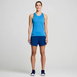 Tops | Clothing*saucony Women's Stopwatch Singlet Bluelight Heather