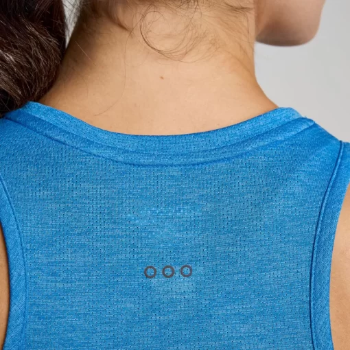 Tops | Clothing*saucony Women's Stopwatch Singlet Bluelight Heather