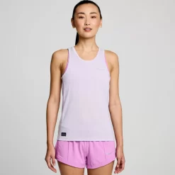 Tops | Clothing*saucony Women's Stopwatch Singlet Mauve