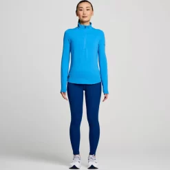 Clothing | Apparel*saucony Women's Triumph 3D 1/2 Zip Bluelight Heather