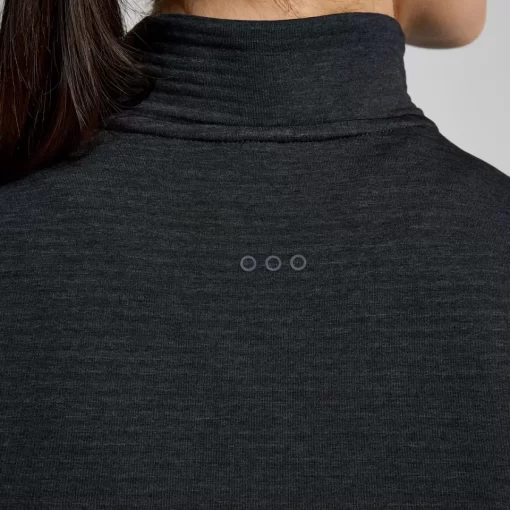Clothing | Apparel*saucony Women's Triumph 3D 1/2 Zip Black Heather