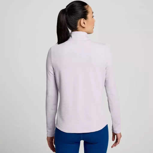 Clothing | Apparel*saucony Women's Triumph 3D 1/2 Zip Mauve Heather