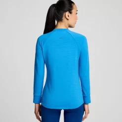 Clothing | Apparel*saucony Women's Triumph 3D Crew Bluelight Heather